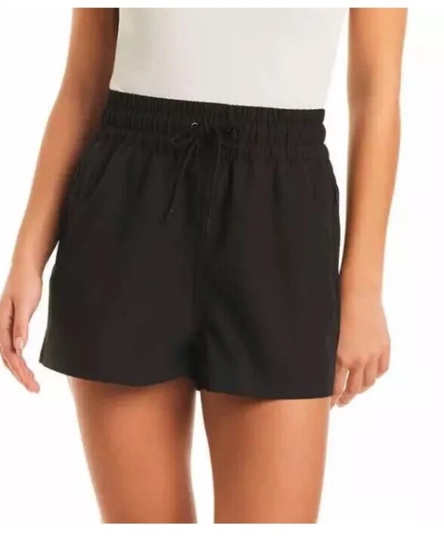 Pantalones cortos Ocean Pacific para mujer, negros, medianos AJ9 AN Foto 1 de 1