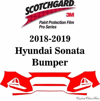 Película de protección de pintura 3M Scotchgard serie Pro para Hyundai Sonata 2018 2019 Foto 1 de 3