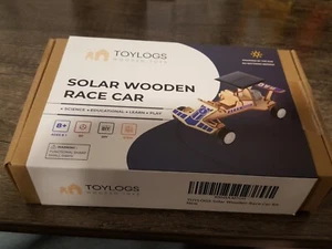 ToyLogs Solar Wooden Race Car - Kids STEM DIY  - Picture 1 of 2