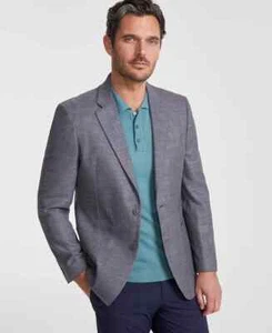 Nautica Men's Modern Fit Sport JACKET COLOR GREY SIZE 44R NEW - Picture 1 of 3