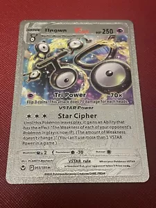 Unown VStar Silberfolie Fan Kunstkarte - Bild 1 von 2
