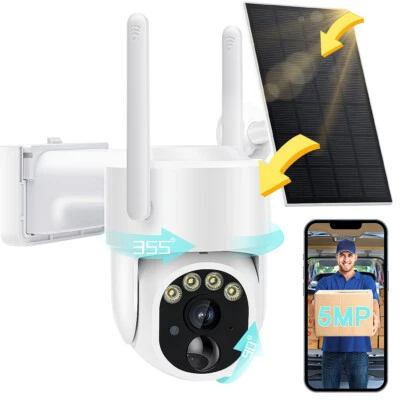 5MP solar camera wireless security camera outdoor WiFi IP camera set outdoor - Image 1 of 4