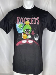 Houston Rockets Junk Food Marvin the Martian Black T-Shirt Men’s MEDIUM - Picture 1 of 10