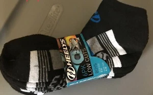 Boy's Heelys 6 Pack Low Cut Socks Black, Shoe Size 4-10 - Picture 1 of 5