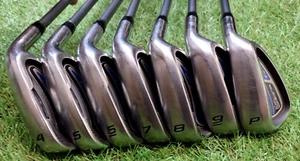 King Cobra FP Iron Set 4 thru PW RH Aldila Graphite 70g Stiff Flex Shaft Mens - Picture 1 of 10