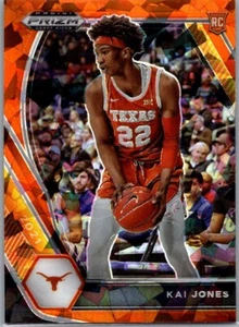 2021 Panini Prizm Draft Picks - Kai Jones #14 Orange Ice Prizm (RC) - Picture 1 of 2