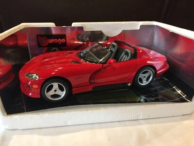 Bburago 道奇 Viper RT/10 (1992) 跑车黄金系列 1: 18 比例 3325 很好 — 第 1/4 张图片