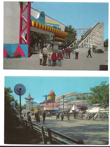 10 POSTCARD SET,LOT,COLLECTION,NOS~RIVERVIEW PARK~CHICAGO,IL -CT 1950 - Imagen 1 de 4