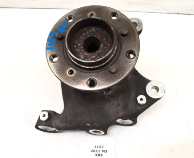 ✅ 08-13 OEM BMW M3 E90 E93 Buje delantero izquierdo Husillo Nudillo Rueda Cojinete Porta Foto 1 de 4