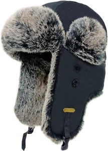 HEYANN Trooper Trapper Hat Warm Russia Ushanka Winter Hat Hunting Avitor Hat wit - Picture 1 of 3