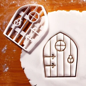 Fairy Door cookie cutter - garden tea party magical wand enchanted forest faerie - Picture 1 of 4