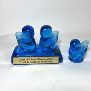 Bluebird of Happiness Leo Ward Couple Rectangle Terra Studios Figurine Ron Ray - Picture 1 of 15