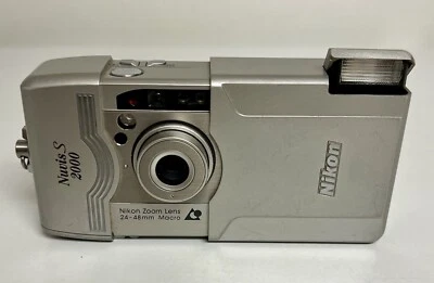 NIKON Nuvis S 2000 240 APS Film Camera 24-48mm Macro - Image 1 of 4