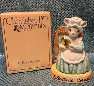 Figura de Ratón Esquinero Coleccionista Colección Avon Cherished Moments 1982 De Colección - Imagen 1 de 1