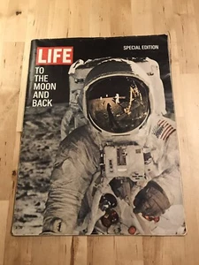 VINTAGE LIFE MAGAZINE TO THE MOON AND BACK SPECIAL EDITION 1969 NASA - Picture 1 of 4