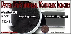 Weathered Black Weathering Pigment Doctor Ben's Wood Plastic Metal Resin pab321 - Picture 1 of 12