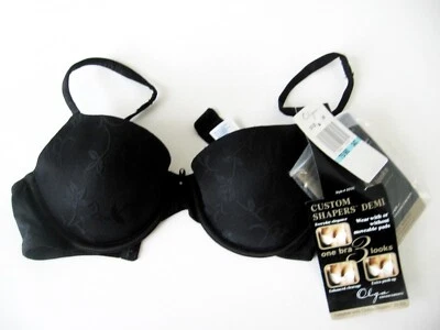 XB035 Olga NEW 33120 Enhancements Custom Shapers Demi Moveable Pads UW Bra 34C - Изображение 1 из 4