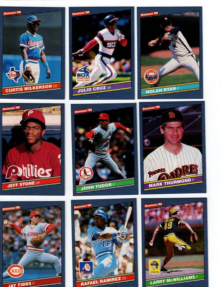 1986 DONRUSS Baseball Complete Your Set YOU PICK! 251-500 - Image 1 of 1