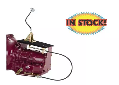 Lokar CO350GM - Cable Operated Shifter Satin Mush, Bench Bend 350 Trans 16" - Image 1 of 4