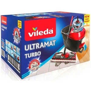 MOCIO VILEDA UltraMat Turbo Mop piatto Set Moderno sistema di pulizia - Imagen 1 de 10