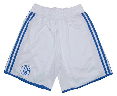 SCHALKE 04 2012/2013 HOME FOOTBALL SHORTS JERSEY ADIDAS SIZE S ADULT Cover