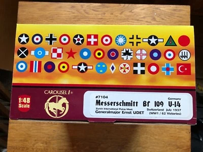 Carousel 1 1/48 Messerschmitt Bf 109 U-14 7104 Udet July 1937 - Image 1 of 4
