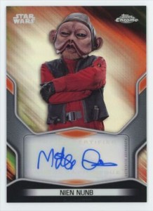 Mike Quinn 2021 Chrome Star Wars Legacy Age of Resistance #ARS-MQ Auto