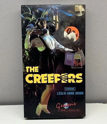 The Creepers VHS 1987 Video Tape Horror Rare Genesis Home Video Leslie-Anne Down - Image 1 of 4