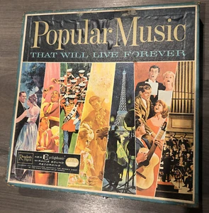 POPULAR MUSIC That Will Live Forever RCA STEREO CYCLOPHONIC SOUND 10 LP BOX SET - Picture 1 of 6