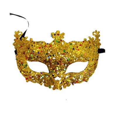 Sexy Ladies Masquerade Feather Venetian Mask Fancy Dress Party Ball Eye Mask - Image 1 of 4