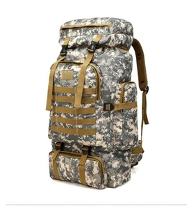 Travel Outdoor Large Hanging Large Military Bag Army Camping Hiking Backpack - Picture 1 of 23