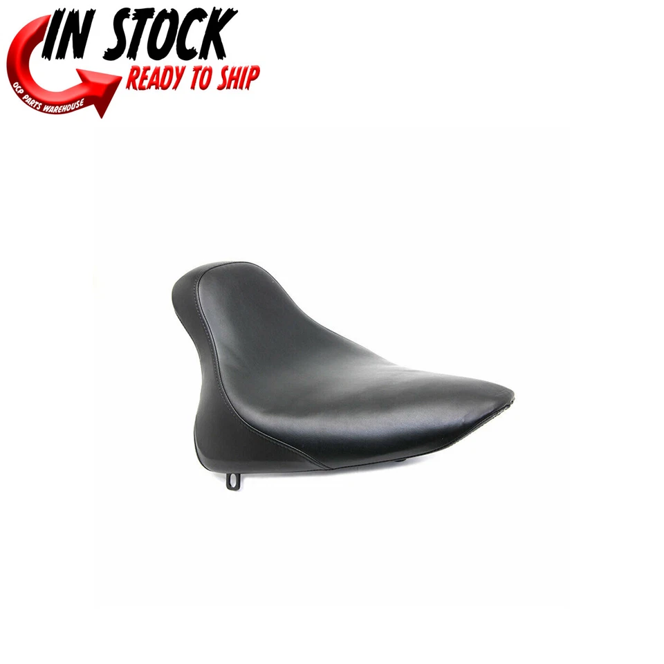 Asiento individual con canastilla V-Twin negro para Harley Softail 2000-2005 Foto 1 de 4