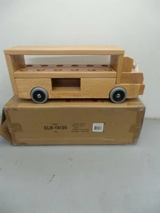 ECR4Kids ELR-19105 Transportation Vehicle Single Decker Bus Solid Wood New - Picture 1 of 6