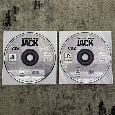 🔥 You Don't Know Jack (PlayStation 1 PS1, 1999) Mint Discs Only! See Descript - Image 1 of 4