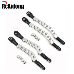 Eslabones de aluminio sobre orugas de radiocontrol 1:10 en ángulo superior inferior para piezas de chasis Tamiya CR01 - Imagen 1 de 8