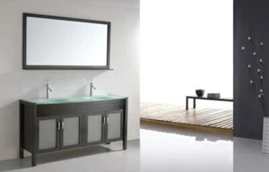 Bathroom Vanity - Modern Bathroom Vanity Set - Double Sink - Katana - 63" - Picture 1 of 1