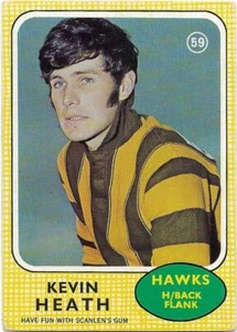 1970 Scanlens (59) Kevin HEATH Hawthorn ::/ - Picture 1 of 2