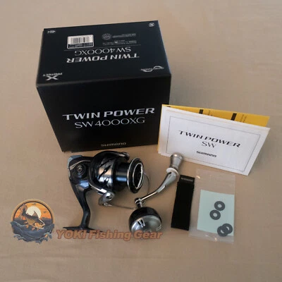 Shimano 21 TWIN POWER SW 4000XG Spinning Reel -Watch Product Video