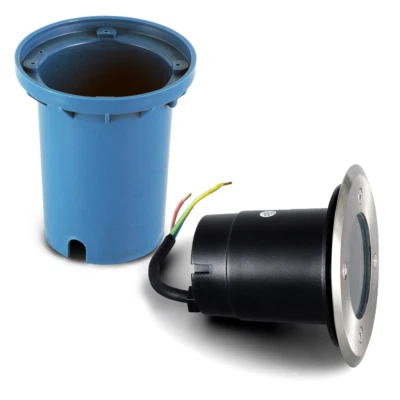 Bodeneinbaustrahler LED Spot GU10 Außenleuchte Bodenstrahler Einbaustrahler Foli - Bild 1 von 4