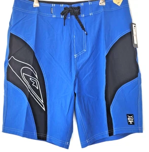 Quiksilver Men’s Size 34 Mercury Slash Panel 20" Board Shorts Blue Swim Trunks - Picture 1 of 11