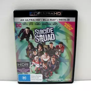 Suicide Squad 4K Ultra HD Will Smith Jared Leto Region B - Free Postage - Picture 1 of 7