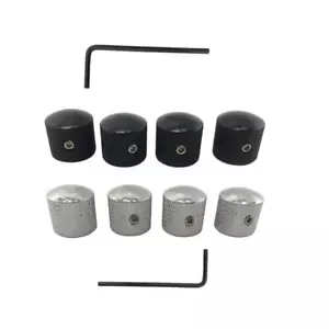 4Pcs Metal Dome Tone Volume Control Knob For Electric Guitar Bass Parts - Picture 1 of 15