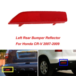 Luz trasera reflectora de parachoques lateral izquierdo para Honda CRV 2007-2009 - Imagen 1 de 8