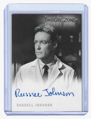2002 TWILIGHT ZONE SERIES 3 - AUTOGRAPH A45 RUSSELL JOHNSON as George Manion - Image 1 of 2
