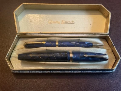 Conway Stewart No.84 Lever Filler Fountain Pen And Mechanical Pencil Set - Image 1 of 4