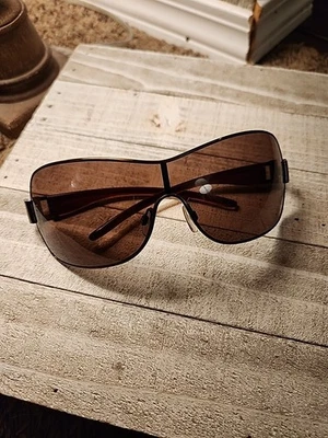 120 CALVIN KLEIN R313S 200 DESIGNER WRAP BRONZE SUNGLASSES 59-18-120  - Image 1 of 4