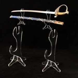 katana stand sword display stand Acrylic katana holder Desktop apply katana C... - Picture 1 of 7