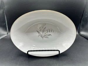 Kaysons Fine China "Golden Rhapsody" Oval Serving Bowl, Floral, Gold Rim, 1961 - Picture 1 of 3