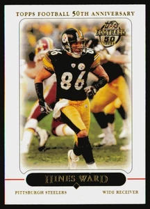 2005 Topps #22 Hines Ward Pittsburgh Steelers - Imagen 1 de 2