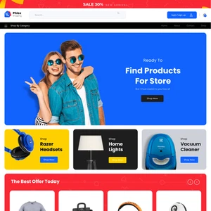 Mega Shop Website Design with Free VPS Web Hosting and Installation - Picture 1 of 8